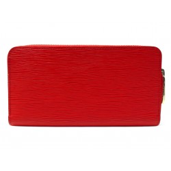 NEUF PORTEFEUILLE LOUIS VUITTON ZIPPY ORGANIZER CUIR EPI ROUGE BOITE WALLET 850€