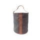 NEUF SAC A MAIN HERMES SAXON GM SEAU BOURSE EN TOILE MARRON TOTE BUCKET BAG 