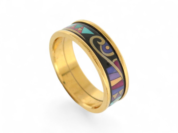 bague michaela frey freywille ultra taille 53 en email