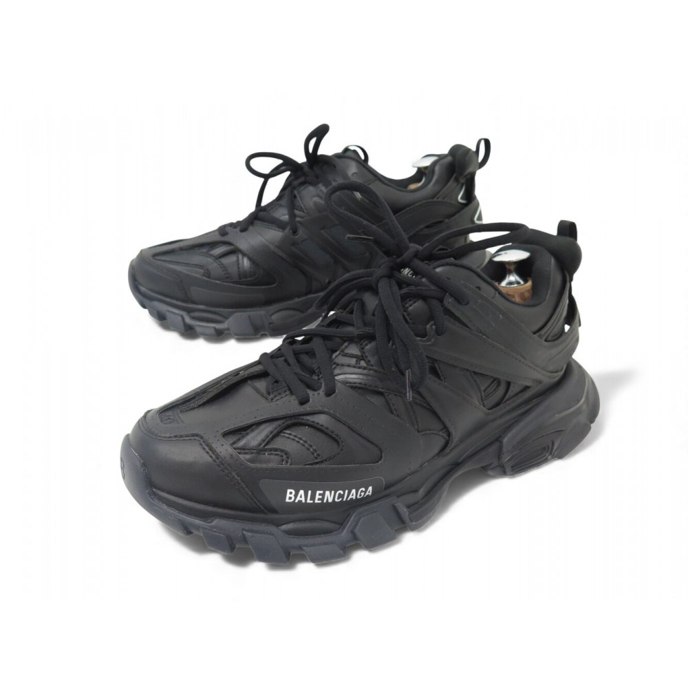 NEUF CHAUSSURES BALENCIAGA SNEAKERS TRACK FULL BLACK 647742 40 41 BASKET 925€
