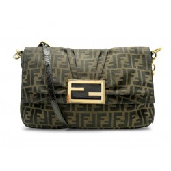 SAC A MAIN FENDI BAGUETTE 8BT163 TOILE LOGO MONOGRAMME ZUCCA BANDOULIERE 3000€