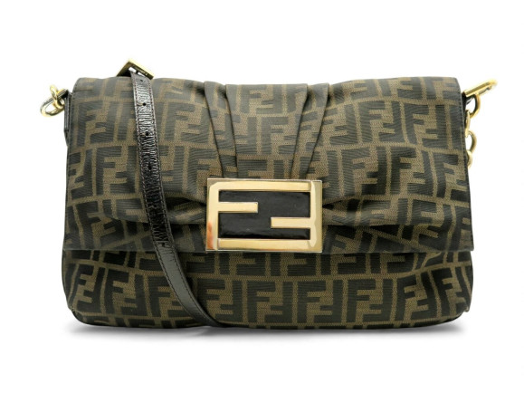 sac a main fendi baguette 8bt163 toile logo monogramme
