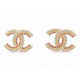 NEUF BOUCLES D'OREILLES CHANEL LOGO CC & STRASS MULTICOLORES 2023 EARRINGS 750€