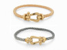 bracelet fred force 10 gm manille or jaune 18k t 18 cm