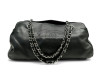 sac a main chanel shopping logo cc cuir caviar noir