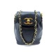 SAC A MAIN CHANEL SEAU LOGO CC BANDOULIERE EN CUIR GRAINE CAVIAR NOIR BAG 3350€