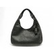 SAC A MAIN BOTTEGA VENETA CAMPANA EN CUIR INTRECCIATO NOIR BLACK HAND BAG 3900€