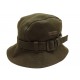 NEUF BOB CHAPEAU LOUIS VUITTON T 58 EN COTON MARRON INTERIEUR DAMIER HAT 450€