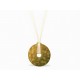 COLLIER DINH VAN PENDENTIF PI 40 MM OR JAUNE 24K MARTELE PENDANT NECKLACE 5500€