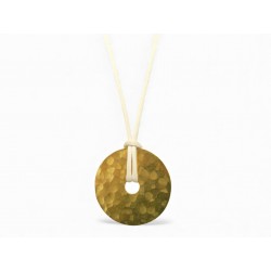 COLLIER DINH VAN PENDENTIF PI 40 MM OR JAUNE 24K MARTELE PENDANT NECKLACE 5500€