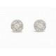 NEUF BOUCLES D'OREILLES CARTIER GALANTERIE DIAMANTS 0.7CT OR 18K EARRINGS 17400€