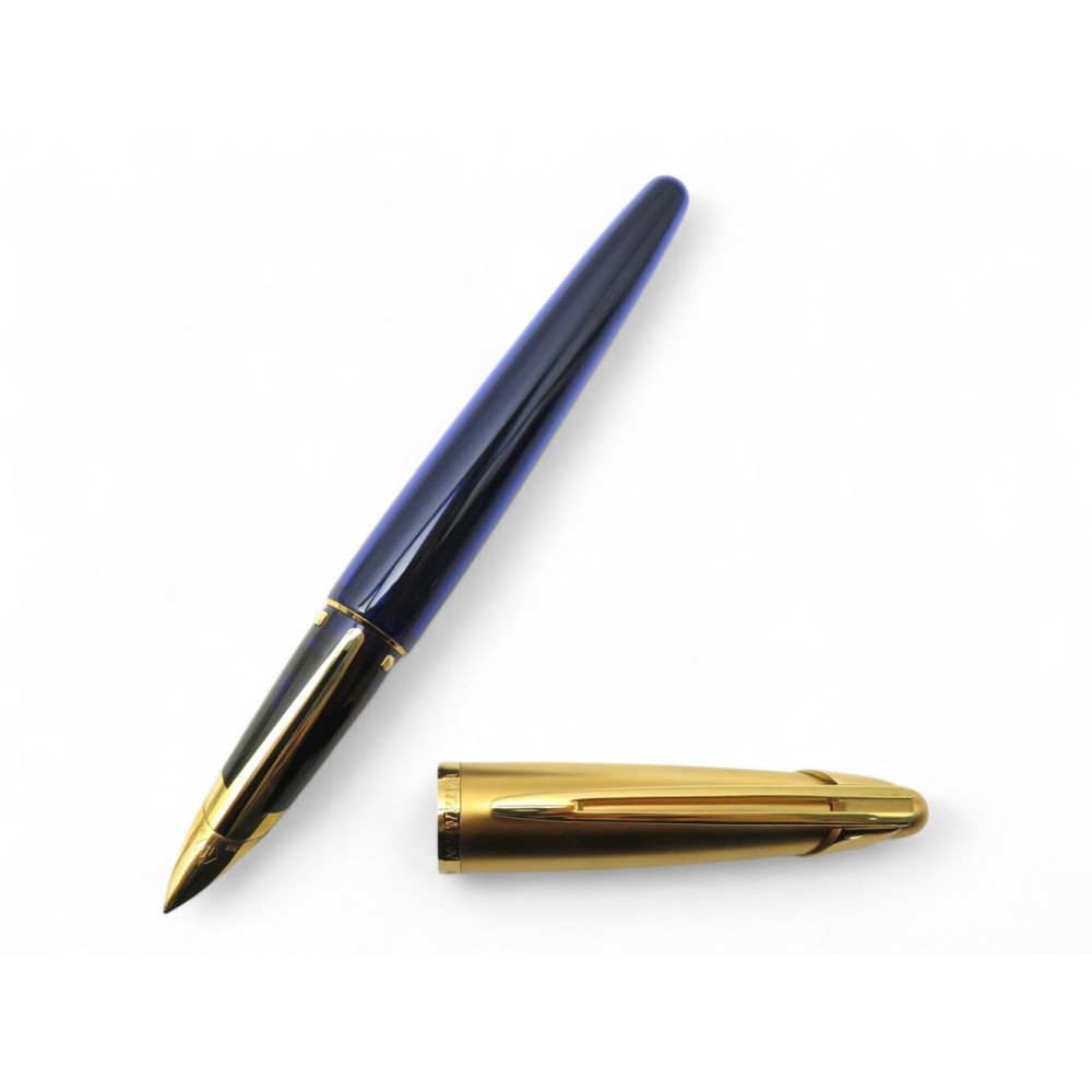 STYLO PLUME WATERMAN EDSON GT EN RESINE SAPHIR BLEUE BLUE SAPPHIRE FOUNTAIN PEN