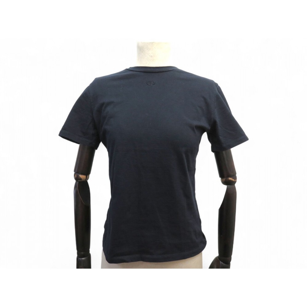 NEUF T-SHIRT CHRISTIAN DIOR BRODERIE LOGO CD 1U3T09A4490 42 L TEE SHIRT TOP 600€