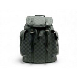 SAC A DOS LOUIS VUITTON CHRISTOPHER MM N41379 DAMIER GRAPHITE BACKPACK BAG 2800€