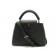 NEUF SAC A MAIN LOUIS VUITTON CAPUCINES BB M24728 EN CUIR NOIR BANDOULIERE 6100€