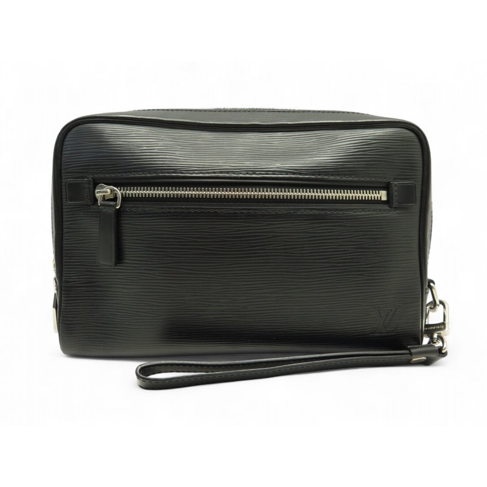 SAC A MAIN LOUIS VUITTON HOCHE M59362 POCHETTE DRAGONNE CUIR EPI NOIR BAG 1500€