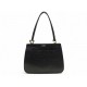 VINTAGE SAC A MAIN YVES SAINT LAURENT PORTE EPAULE EN CUIR GRAINE NOIR HAND BAG