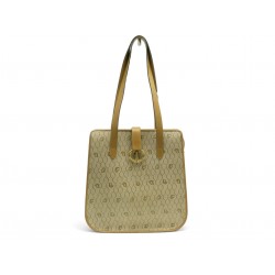 VINTAGE SAC A MAIN CHRISTIAN DIOR LOGO CD EN TOILE ABEILLE PORTE EPAULE HAND BAG
