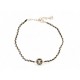 NEUF COLLIER CHANEL CHOKER LOGO CC ROND ABA006 2023 EN METAL DORE NECKLACE 890€