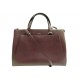 SAC A MAIN LANCEL LISON A07894 EN CUIR GRAINE BORDEAUX BANDOULIERE PURSE 750€