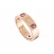 NEUF BAGUE CARTIER LOVE T55 EN OR 18K PIERRES SAPHIR GRENAT AMETHYSTE RING 4500€