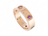 bague cartier love t55 en or 18k pierres saphir