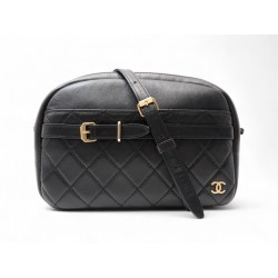 NEUF SAC A MAIN CHANEL CAMERA BOUCLE CEINTURE BANDOULIERE CUIR MATELASSE 6500€