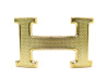 boucle de ceinture hermes h guilloche 32mm en