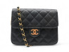 sac a main chanel mini square logo cc en satin