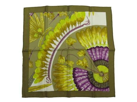 foulard hermes gavroche brazil detail carre 45 cm