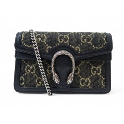 NEUF SAC A MAIN GUCCI DIONYSUS SUPER MINI WALLET ON CHAIN 476432 TOILE GG 980€