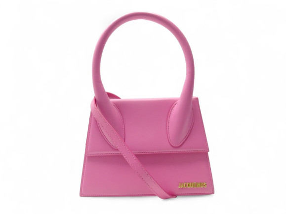 sac a main jacquemus le grand chiquito gm en cuir rose