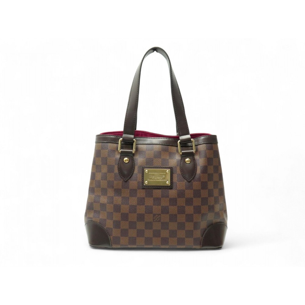 NEUF SAC A MAIN LOUIS VUITTON HAMPSTEAD PM N51205 TOILE DAMIER EBENE BAG 1200€