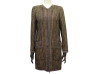 veste chanel gilet long p37323 38 m fils metallises