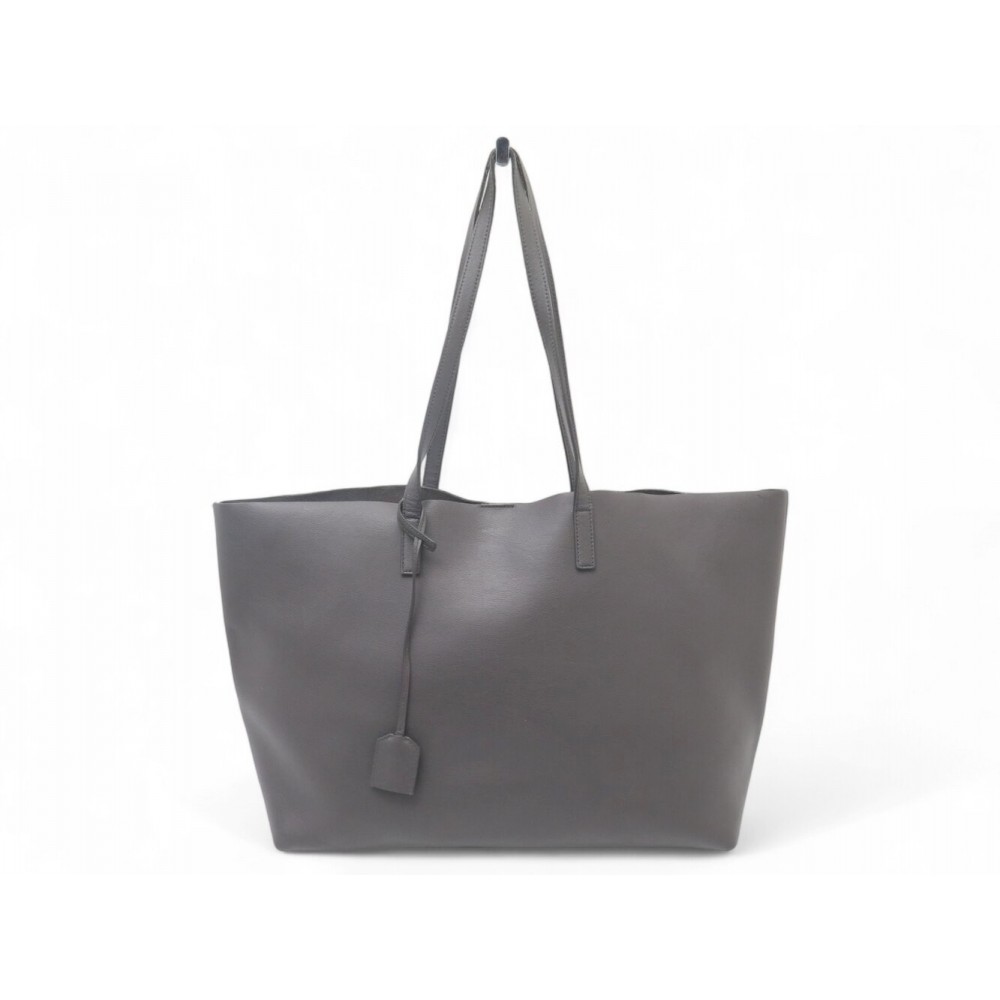 SAC A MAIN SAINT LAURENT SHOPPING 394195 EN CUIR TAUPE CABAS TOTE HAND BAG 1250€