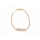 BRACELET MESSIKA MOVE CLASSIQUE 03996-YG OR ROSE 18K & 3 DIAMANTS DIAMONDS 3450€