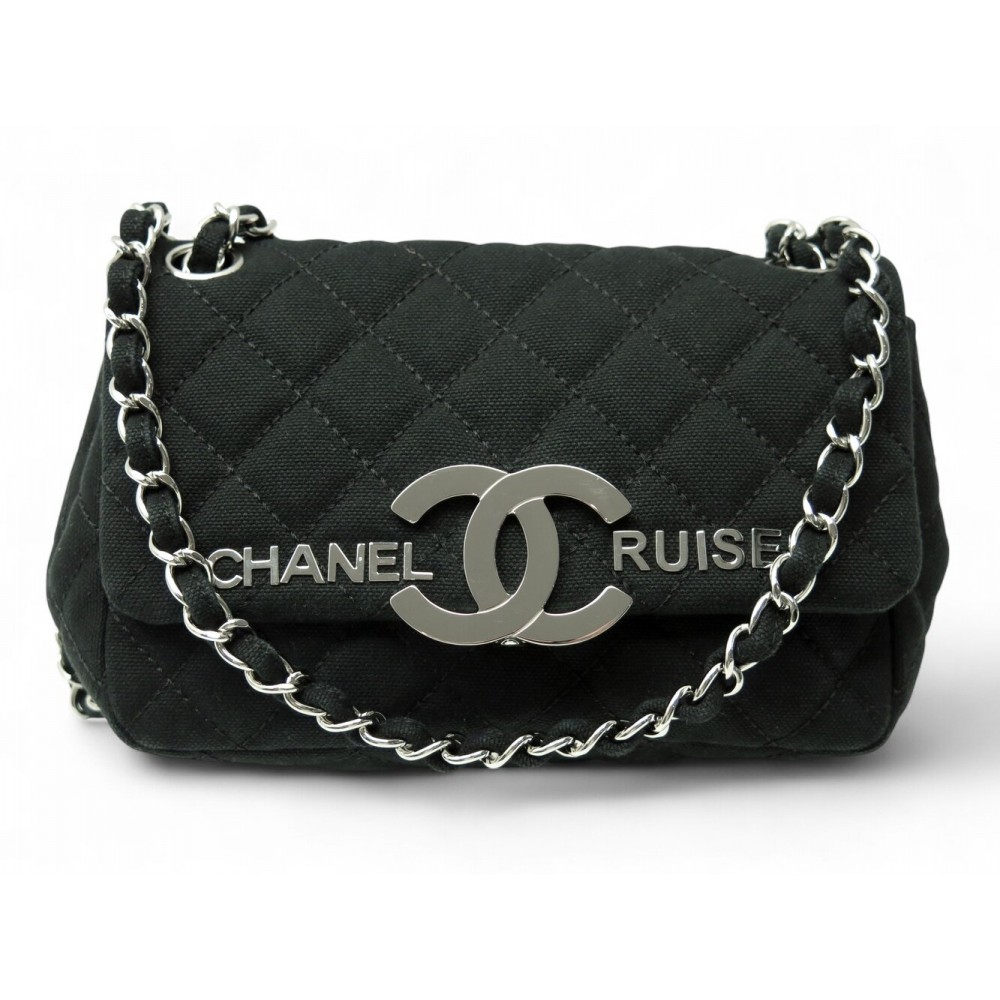 SAC A MAIN CHANEL MINI TIMELESS CRUISE A46276 TOILE MATELASSEE BANDOULIERE 4500€