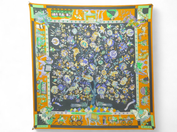 foulard hermes fantaisies indiennes loic dubigeon