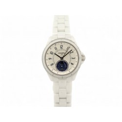 NEUF MONTRE CHANEL J12 H3404 AUTOMATIQUE MOONPHASE CERAMIQUE BLANCHE WATCH 8250€