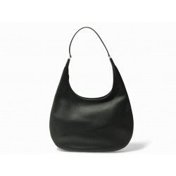 SAC A MAIN HERMES GAO PORTE EPAULE HOBO CUIR TOGO NOIR BLACK LEATHER HAND BAG
