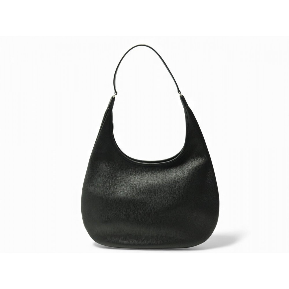 SAC A MAIN HERMES GAO PORTE EPAULE HOBO CUIR TOGO NOIR BLACK LEATHER HAND BAG