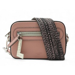 NEUF SAC A MAIN LANCEL CARA CAMERA A10505 BANDOULIERE EN CUIR GRAINE ROSE 650€