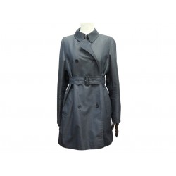 NEUF TRENCH IMPERMEABLE BURBERRY LONDON UK10 M 40 BLEU CEINTURE JACKET NEW 1490€