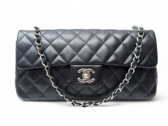 sac a main chanel east west timeless simple rabat cuir