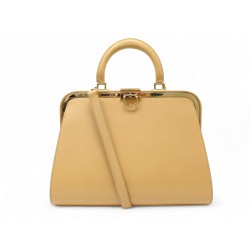 VINTAGE SAC A MAIN CHRISTIAN DIOR MALETTE DE DOCTEUR GM CUIR BEIGE BANDOULIERE