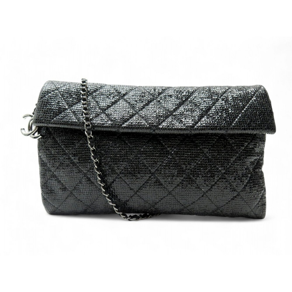 NEUF SAC A MAIN CHANEL POCHETTE EDITION LIMITEE 2014 BANDOULIERE CLUTCH 3500€
