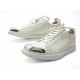 CHAUSSURES BERLUTI STELLAR 1 BASKETS 8.5 42.5 EN CUIR BLANC BOITE SNEAKERS 850€