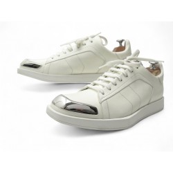 CHAUSSURES BERLUTI STELLAR 1 BASKETS 8.5 42.5 EN CUIR BLANC BOITE SNEAKERS 850€