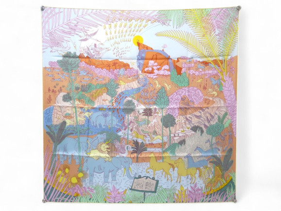 foulard hermes le carnaval des animaux