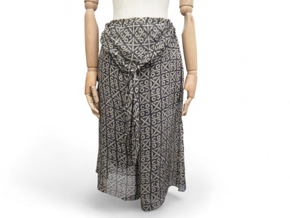 jupe short chanel coco 2 elements crepe de soie